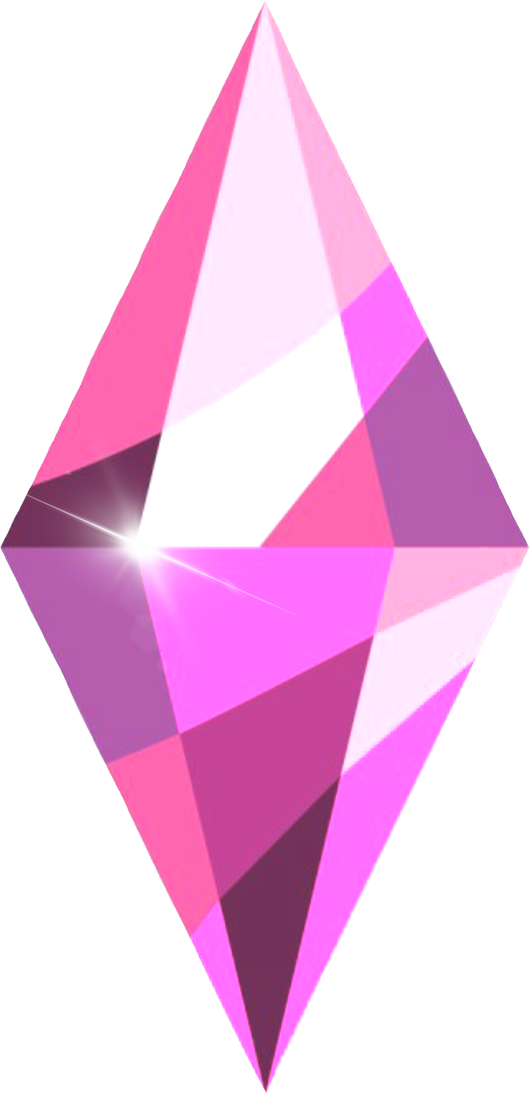 Plumbob Sims Pinkdiamond Pink Sticker By Lindsayc