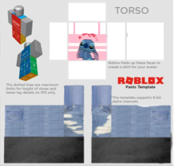 Roblox Jeans Template Png
