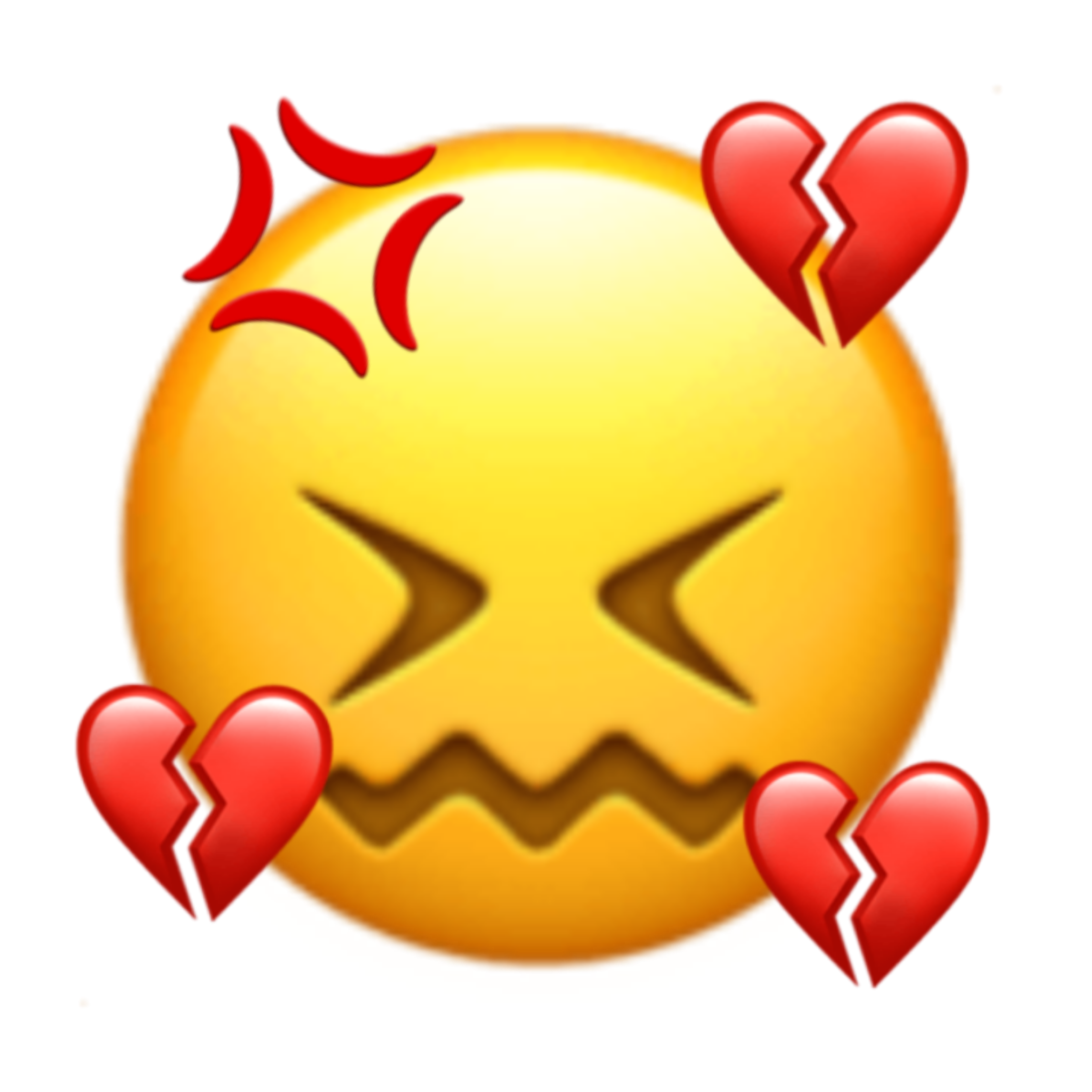 emoji sad iphone emojis broken image by @galaxynightxd.