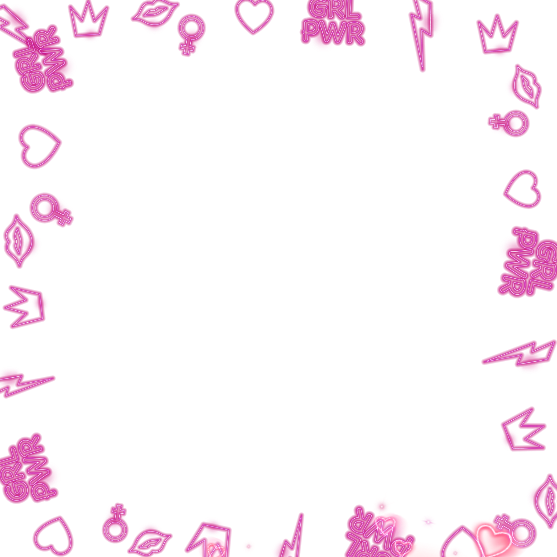 Girlpower Pink Background Sticker By 𝑷𝒂𝒐𝒍𝒂