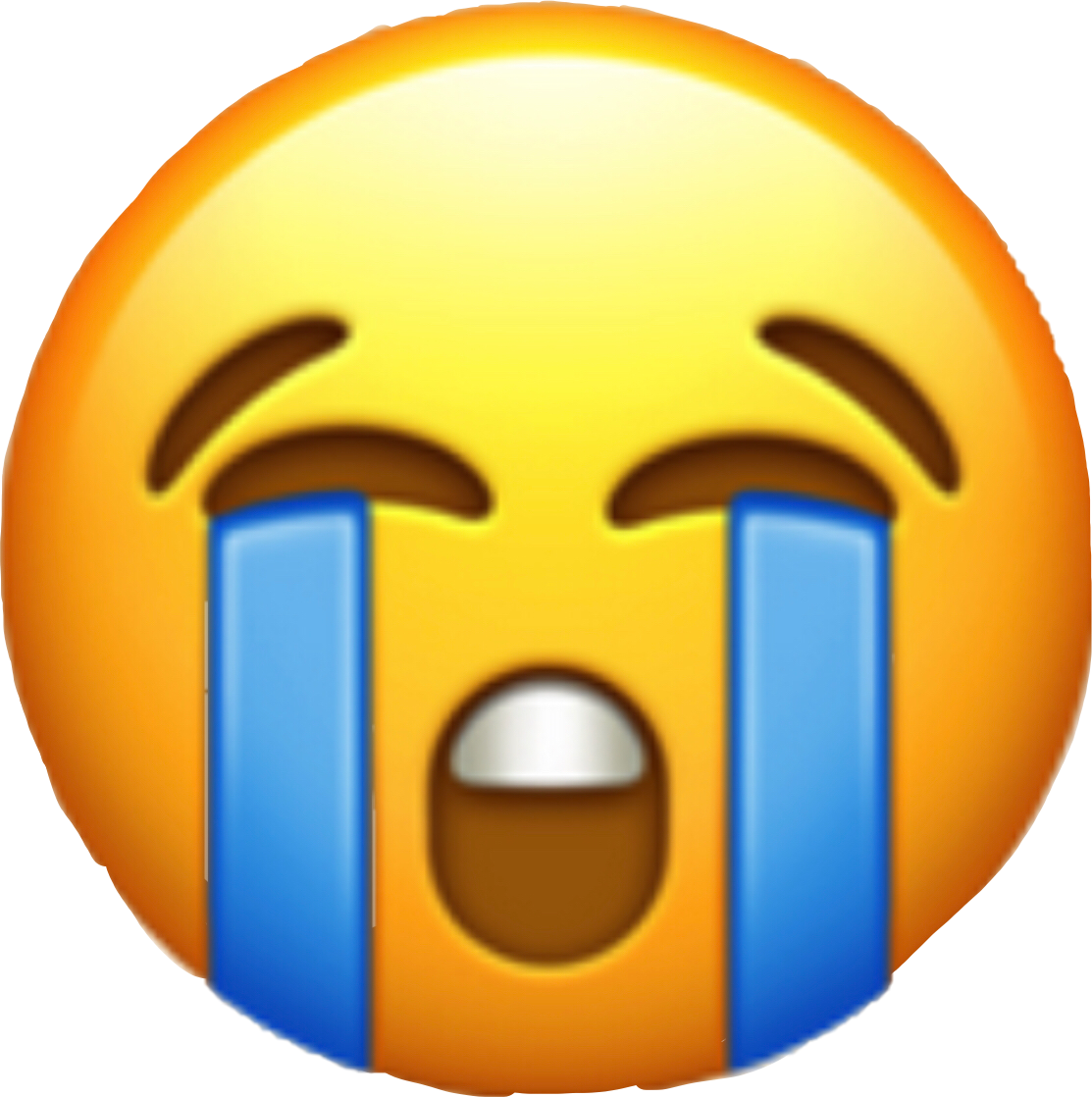 cryingemoji crying sad emoji balling sticker by funstickers
