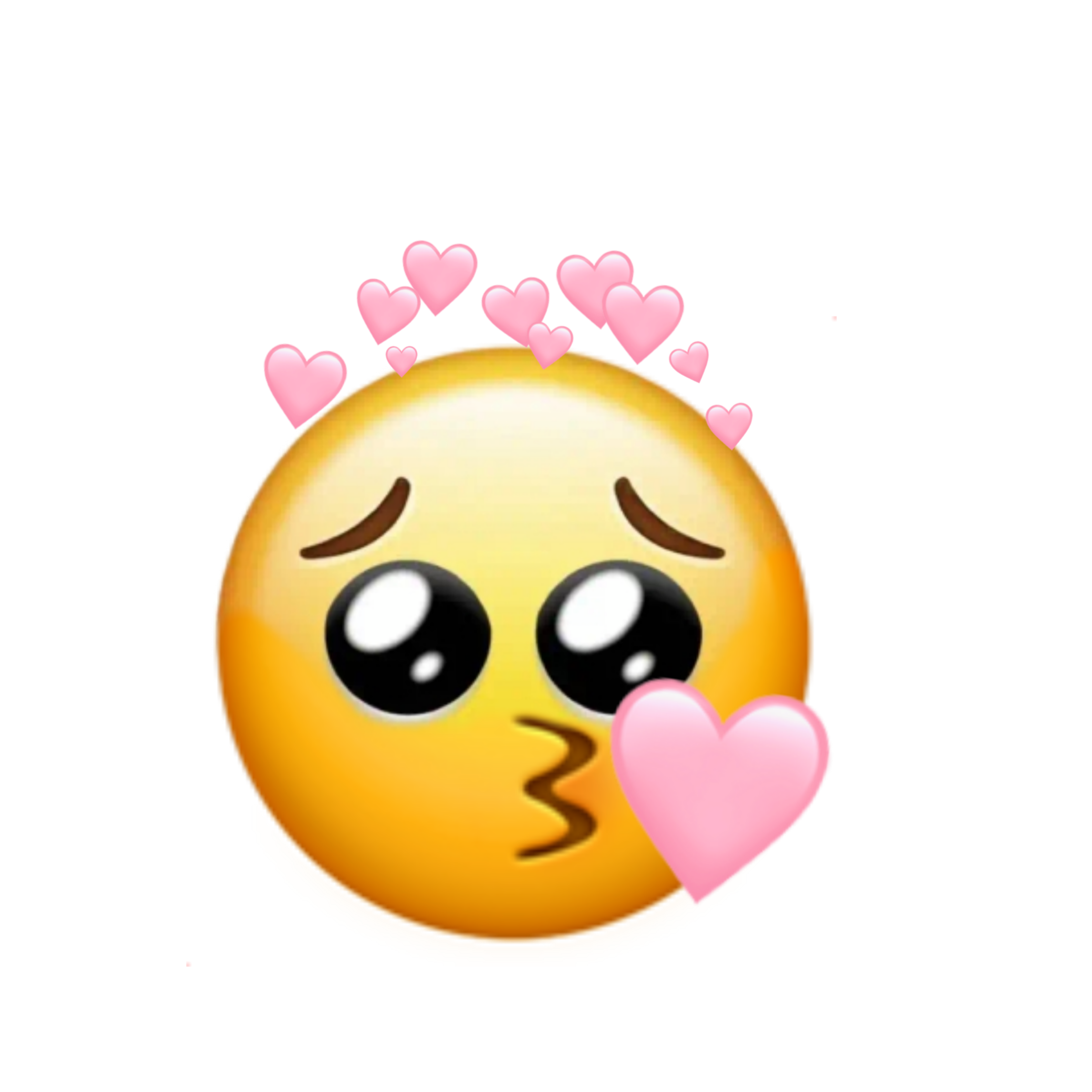 emoji kiss cuteeyes cute cuteemoji sticker by @ginnasallori