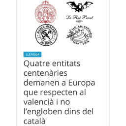 llibertadors
¡𝙋𝘼𝙍𝙀𝙈 valencianlanguageisnotcatalan valenciaisnotcatalonia llenguavalenciana ndp