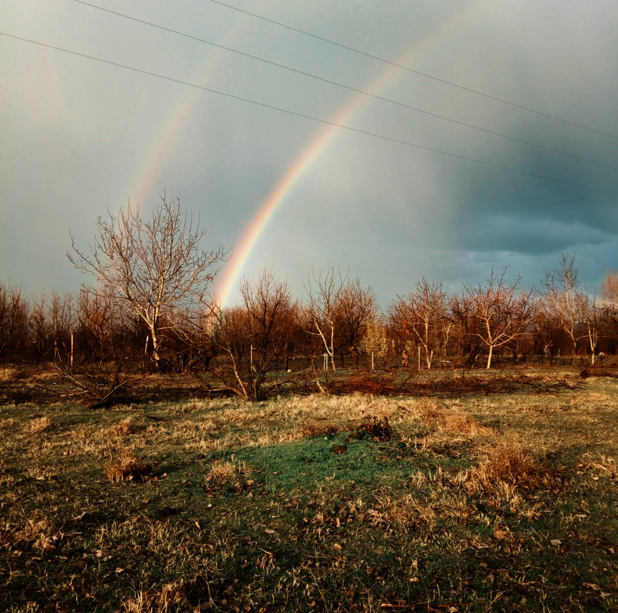 village farm rainbow nature freetoedit image by @05ayranci