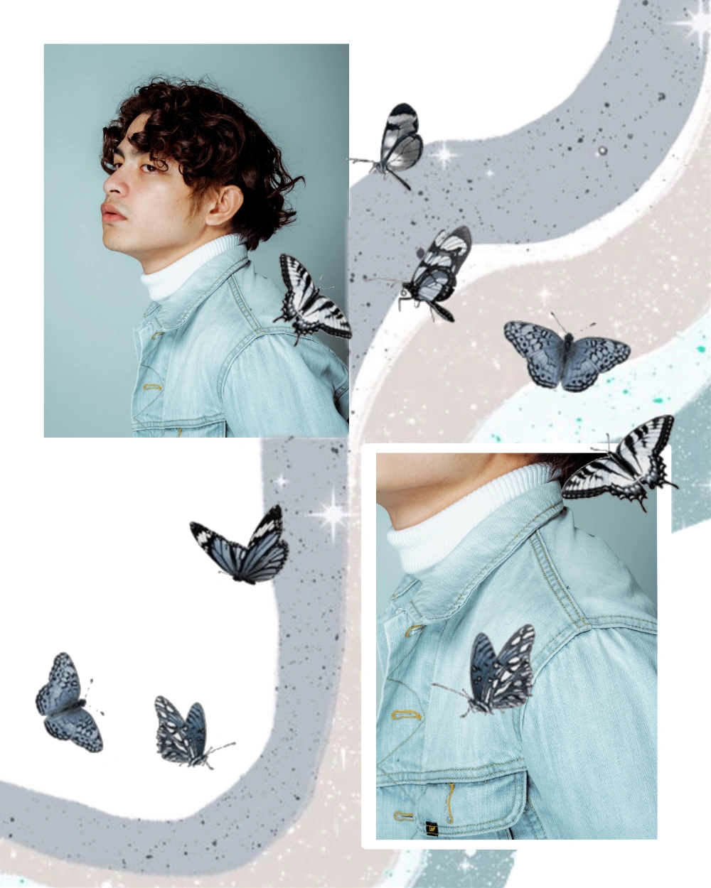 #freetoedit #collage #butterflies #aesthetic
