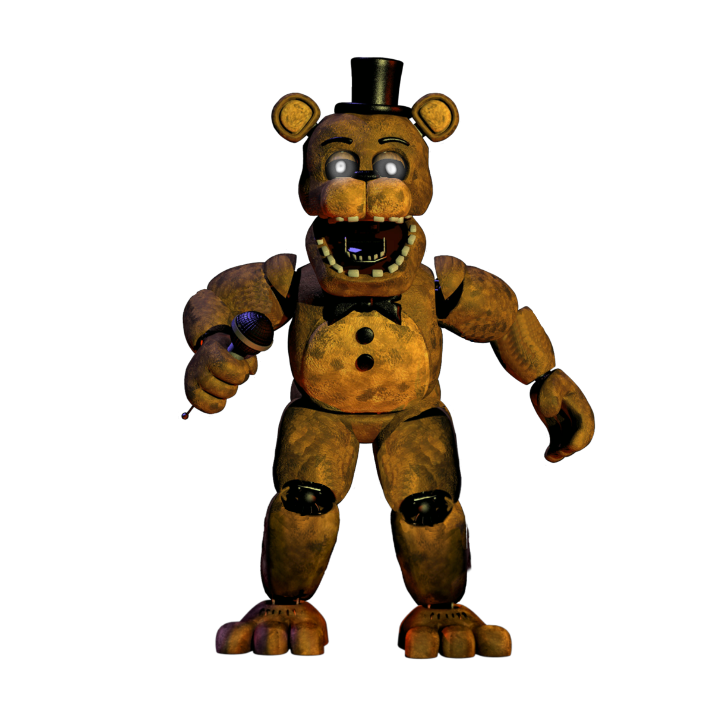 Фнаф в полный рост. Unwithered Фредди. FNAF 2 Unwithered Freddy. ФНАФ 2 Олд Фредди. Фредди фазбер 3 Фредди.