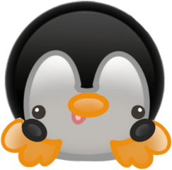 peaches peachesthepenguin penguin derpy emoji freetoedit