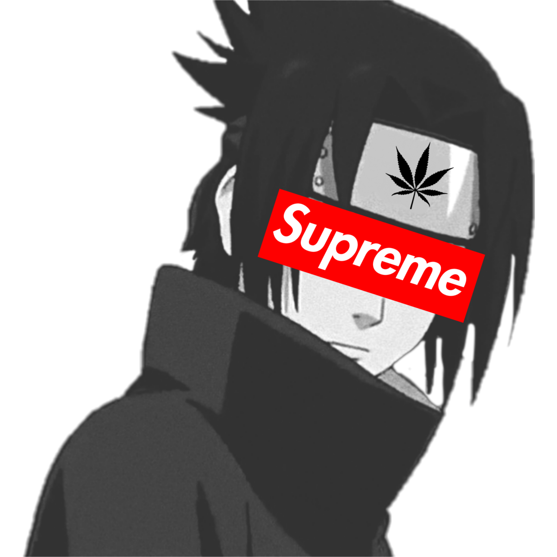 Supreme Naruto Anime 2020 2019 Sticker By Drippy Mix