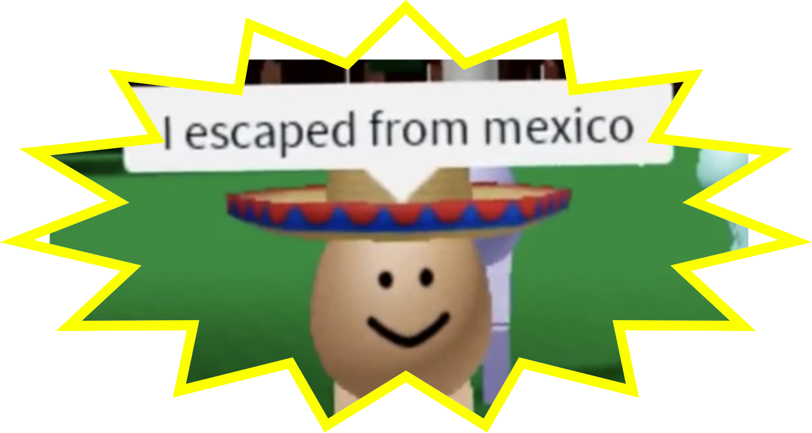 Me You Make Me Sticker By Taking A Long Break - i escaped from mexican roblox meme