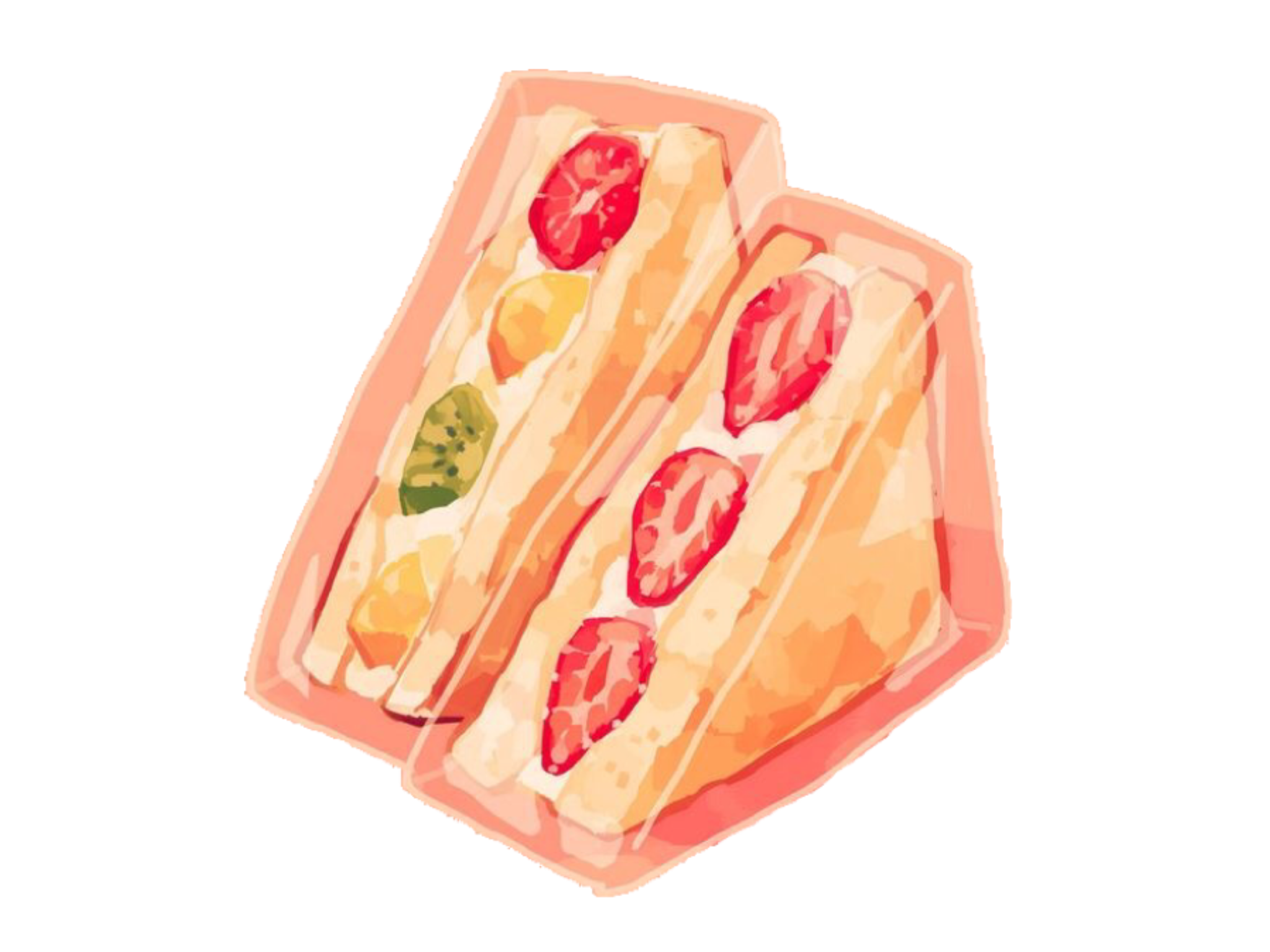 Anime Fruit Food Kawaii Aesthetic Sticker By