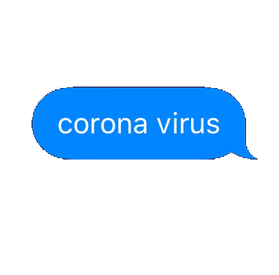 corona coronavirus covid19 covid text sticker by @sydbrck