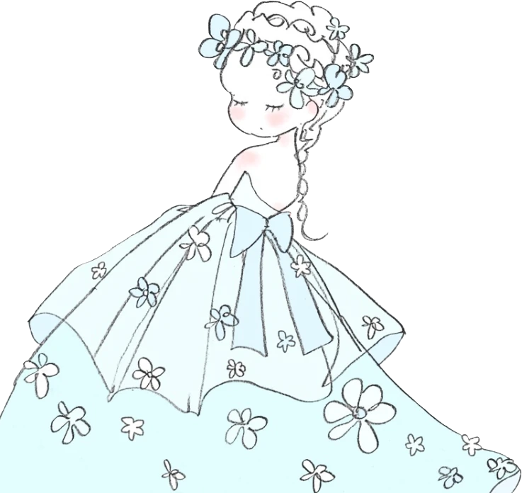 女の子 Caho ドレス Sticker By ぁゃ 女の子 Caho ドレス Sticker By ぁゃ