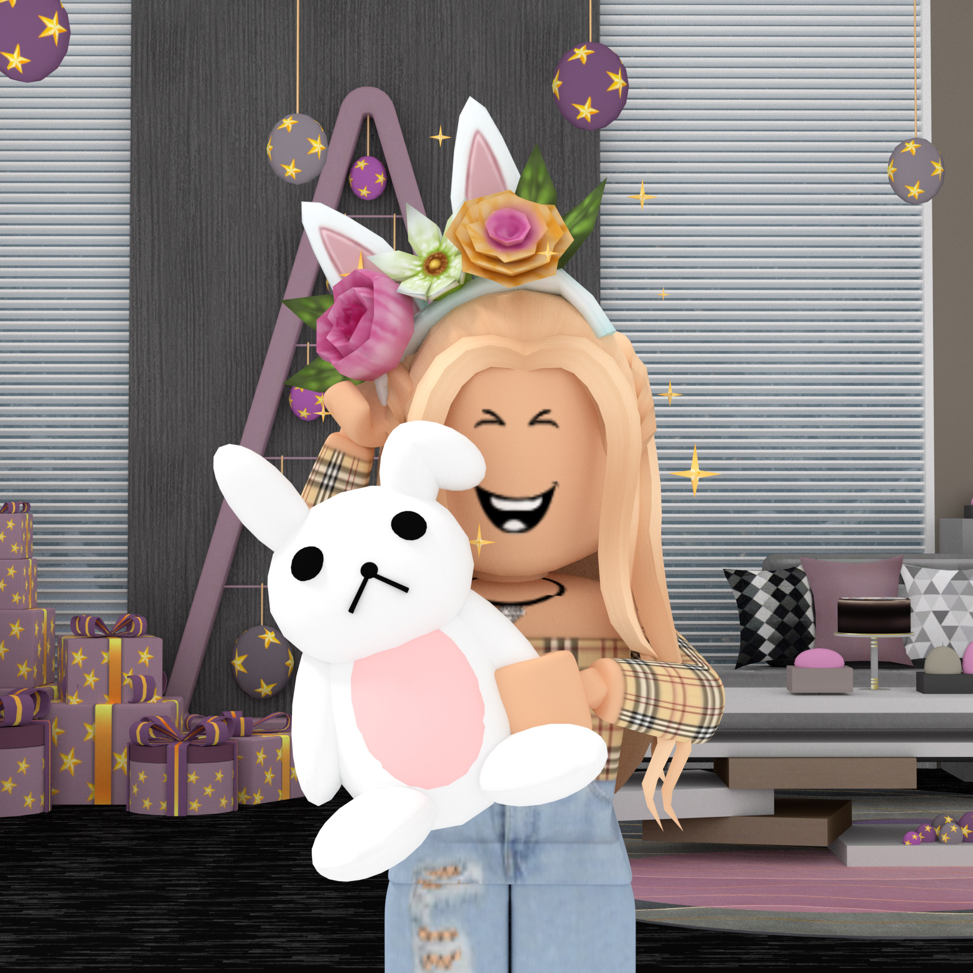 Easter Gfx Bunny Roblox Robloxgfx Image By Star - roblox easter bunny package