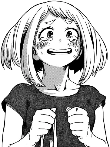 picture Bnha Sad Uraraka ochakouraraka ochako ochaco sticker by