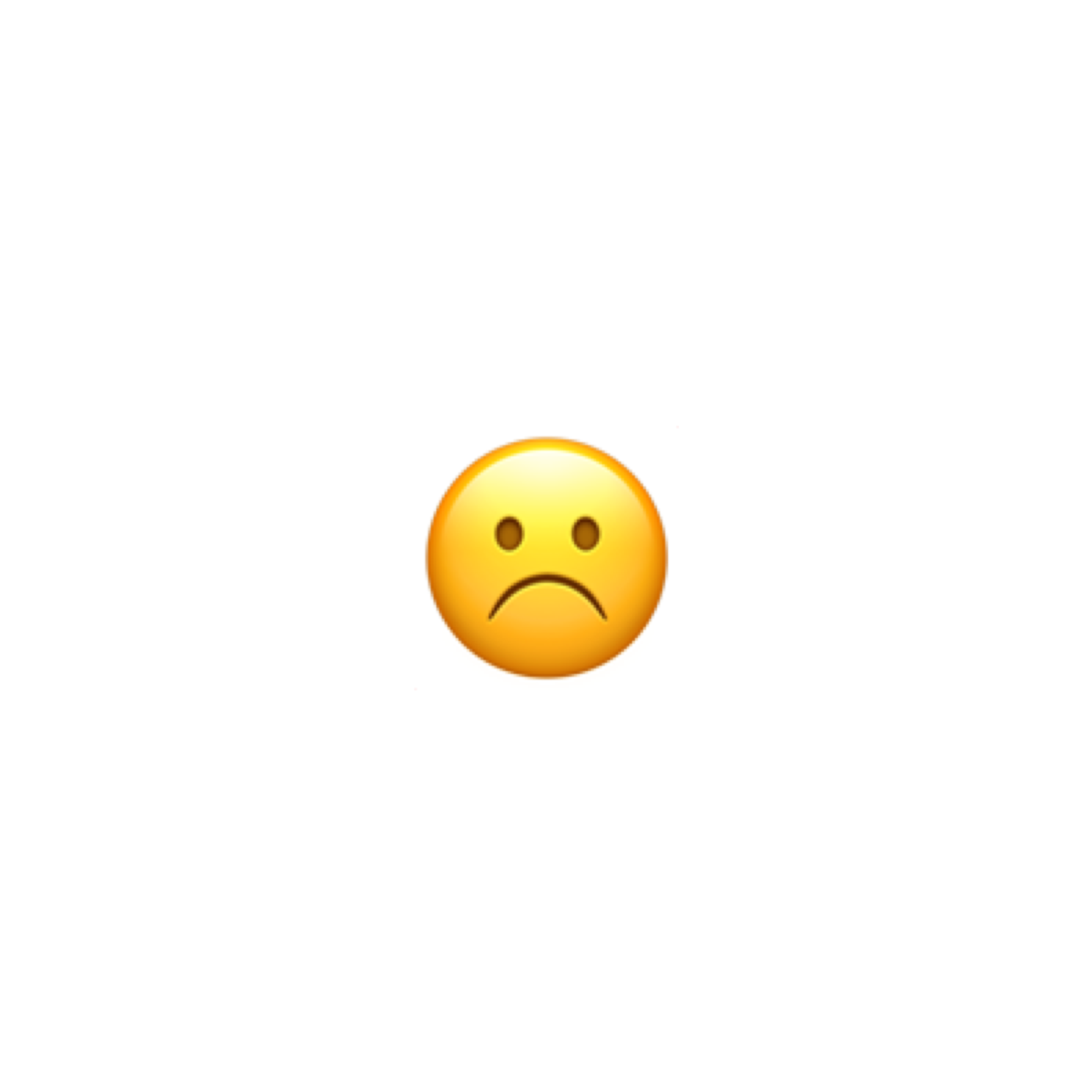 Iphone Emoji Sad Sticker By Em Dm For Follow k