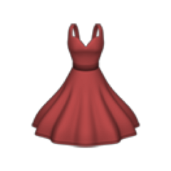red dress emoji redemoji reddress freetoedit