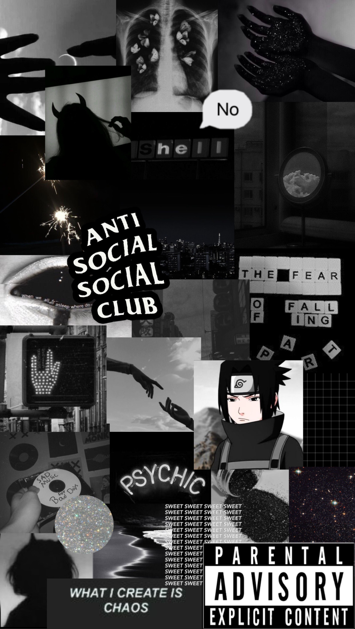 Featured image of post Grey Aesthetic Black Collage Wallpaper