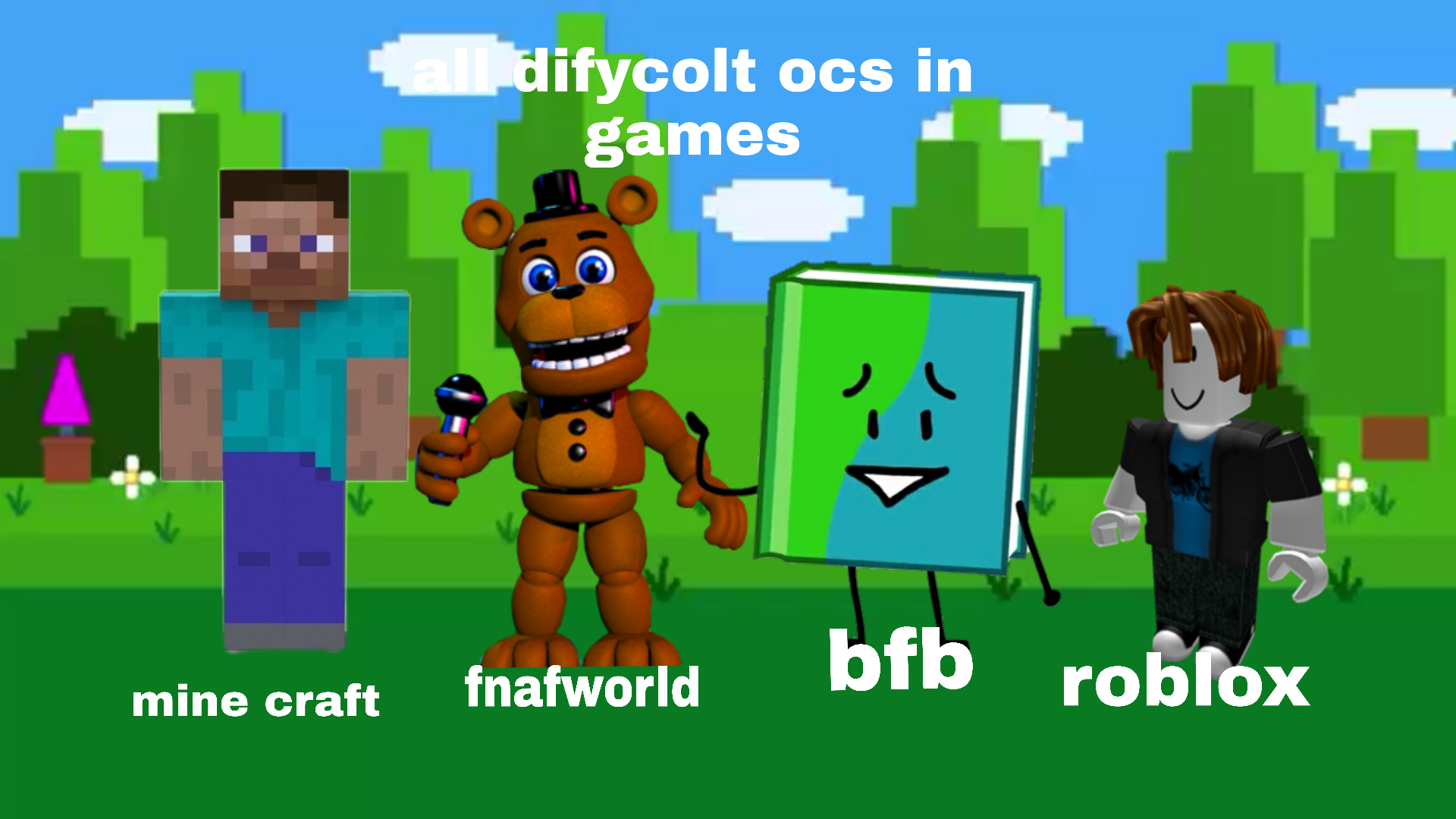 Minecraft Fnafworld Bfb Image By Tere Yg - roblox fnaf world