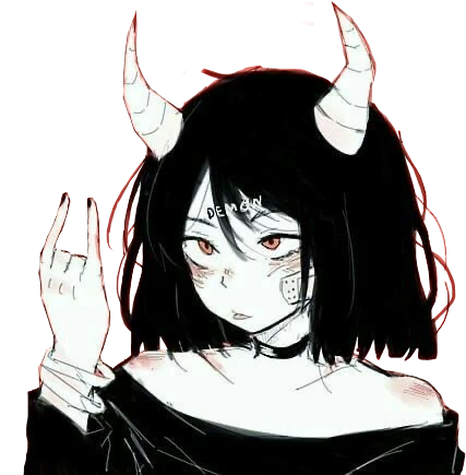 Aesthetic Grunge Satanic Demon Sticker By Alexandra