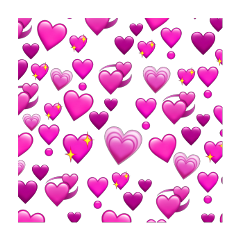 pink heart hearts emoji emojis freetoedit
