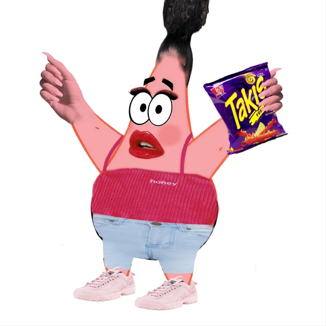 picture Patrick Star Baddie takis patrickstar lashes image by yes