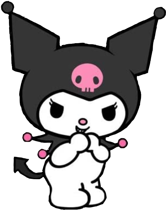 #hellokitty #cute #goth #kuromi #freetoedit