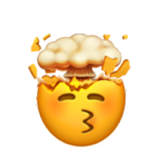 emoji explode heart emojis freetoedit