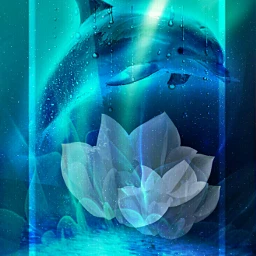 freetoedit dolphin lily water fcstayinspired
