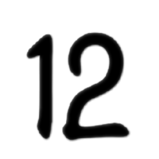 12 数字sticker By 夏晚 12 数字sticker By 夏晚