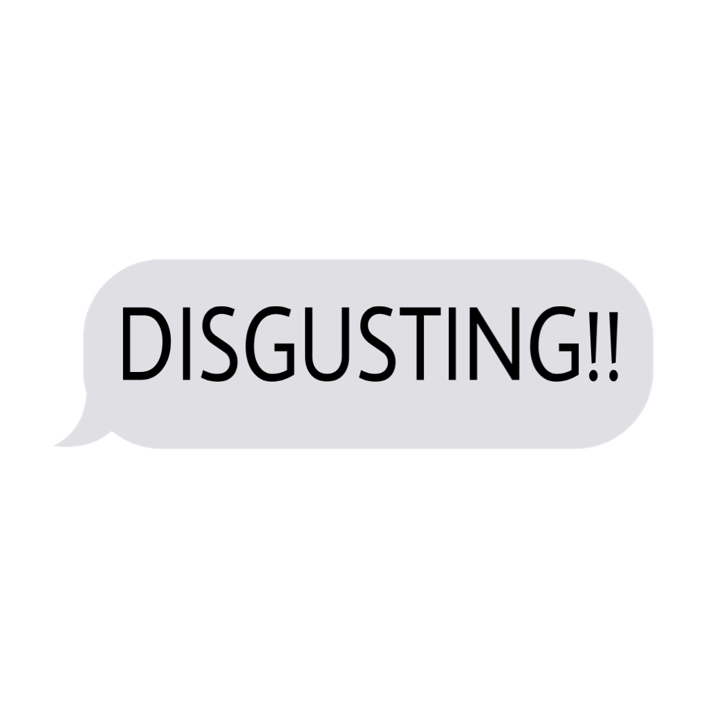 text-disgusting-freetoedit-sticker-by-edenk76