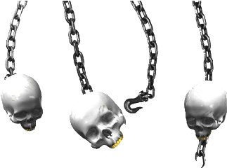 skulls grunge chains freetoedit