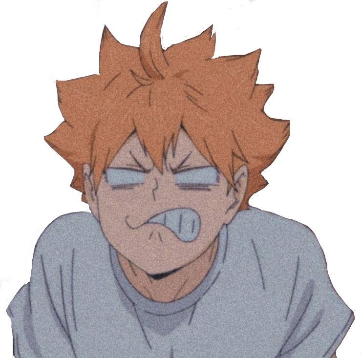 hq haikyuu haikyuuedit hinata sticker by @himbeerlila