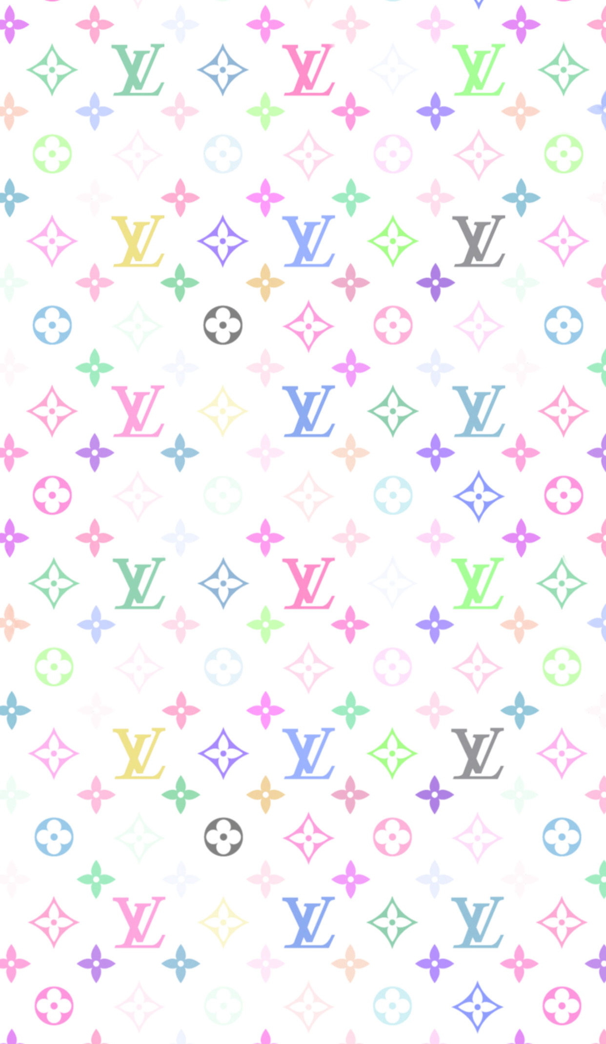Pastel Louis Vuitton Background
