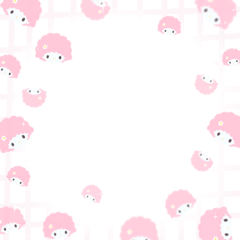 フレーム ピアノちゃん マイメロ ピンク かわいい 量産型 地雷 ジャニヲタ Sticker By 𝓟