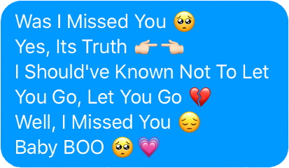 text missed boo baby well freetoedit