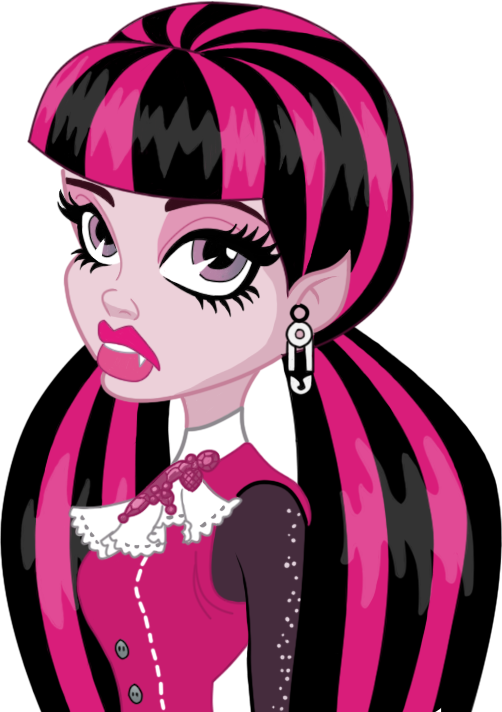 monsterhigh draculaura egirl pink goth sticker by @fetusbean