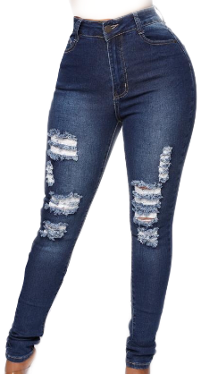 jeans fashionnova rippedjeans sticker by @luhdessy