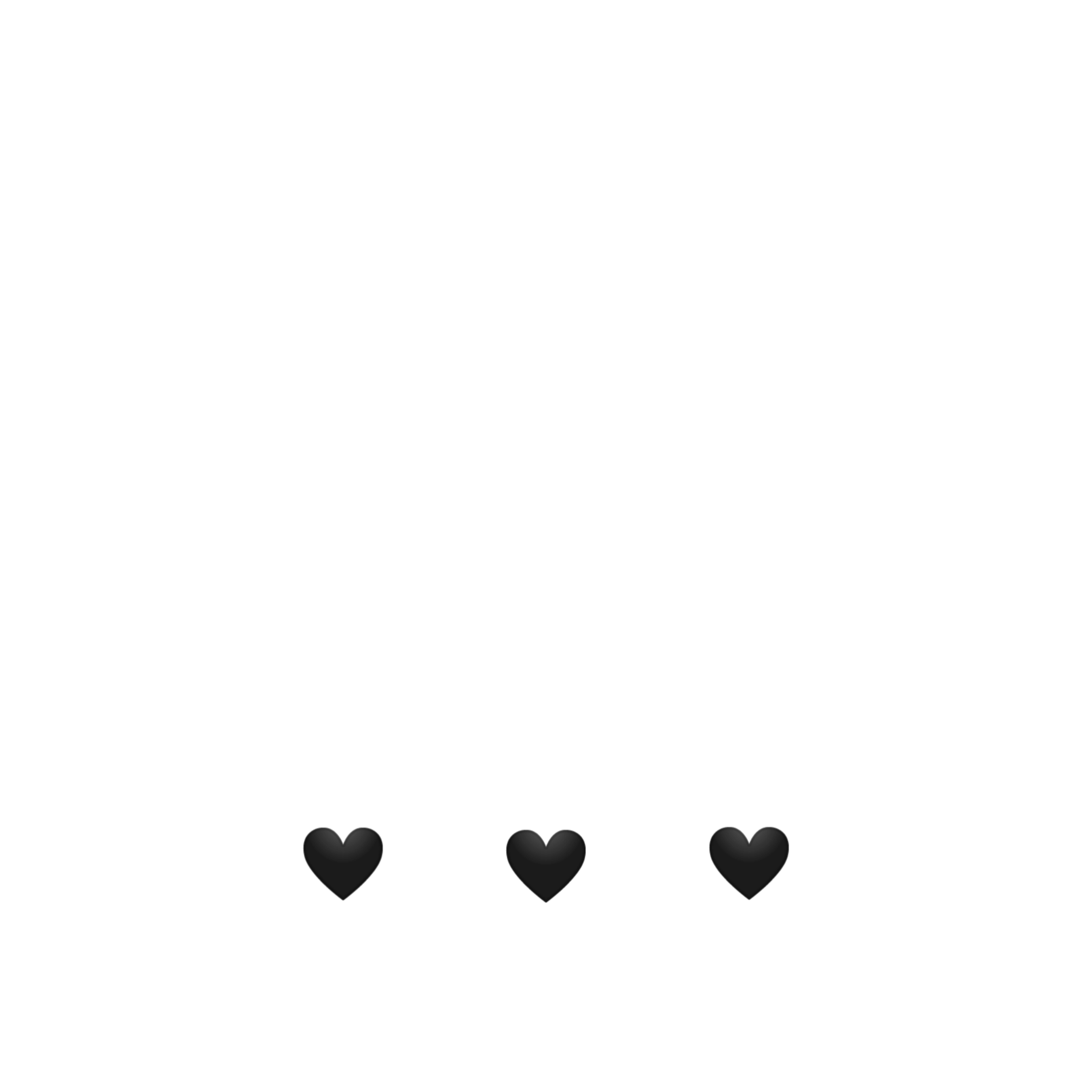 heart hearts blackheart sticker by stiickermaker2020