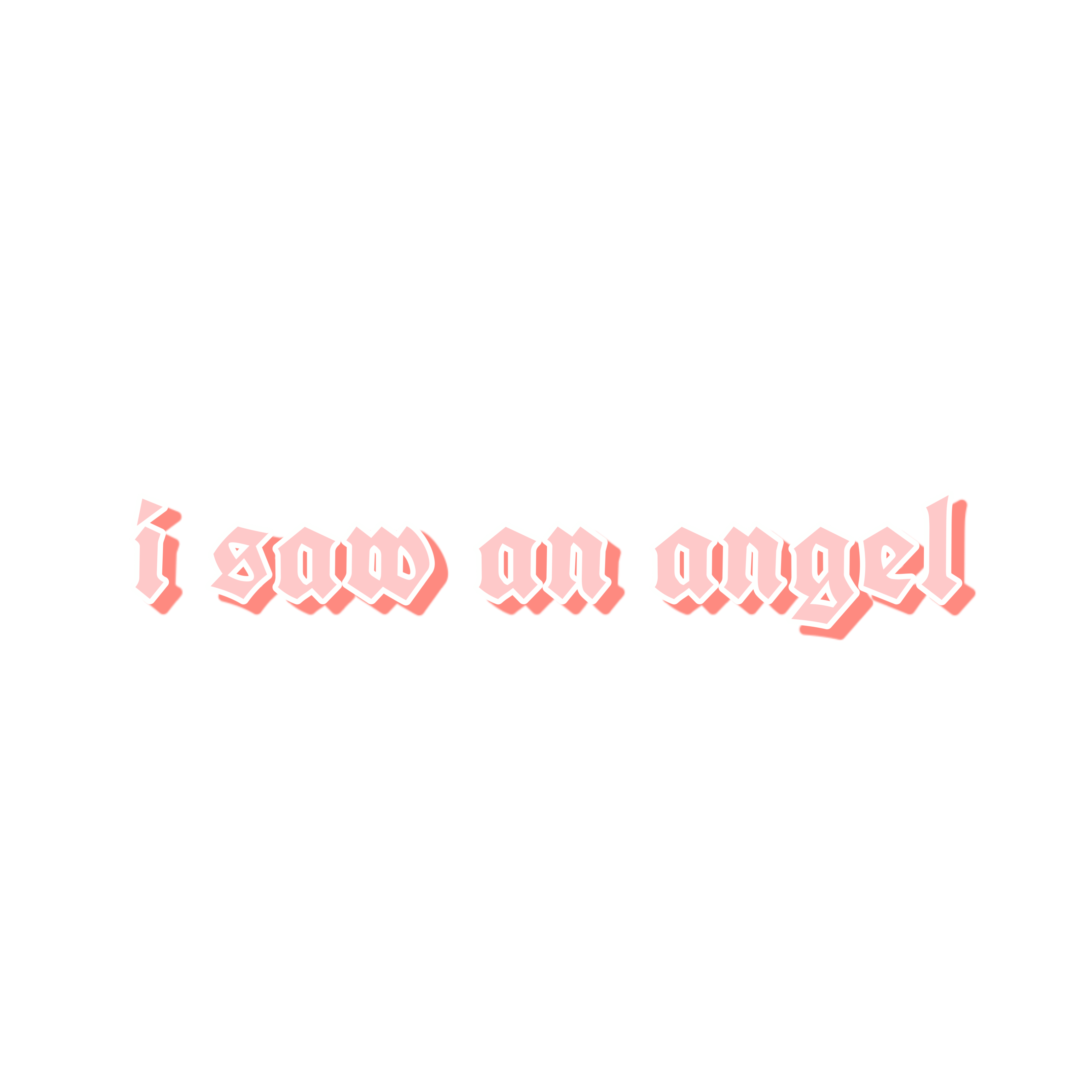 Angel Angelic Pink Peach Sticker By Icecoldpool
