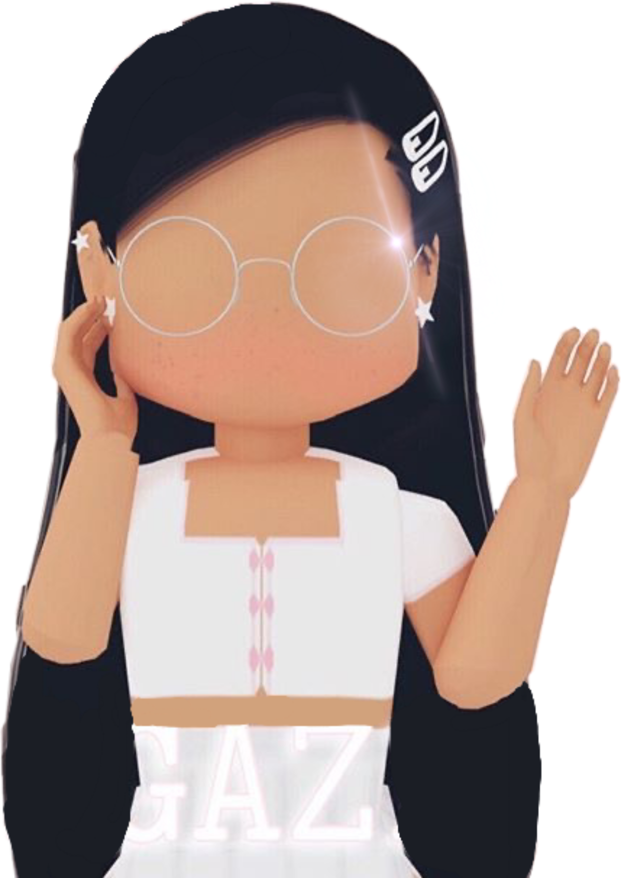 Girl Gfx Gfxforroblox Sticker By Roblox Stickers - Make Led Lights