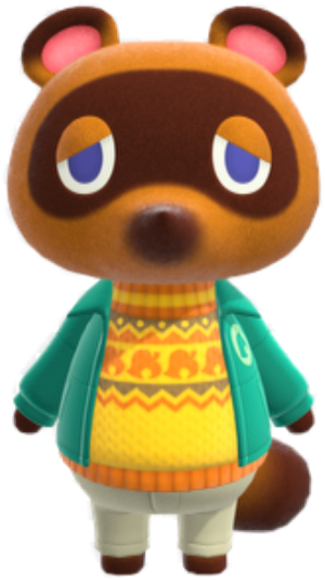 tomnook freetoedit Tom Nook sticker by @sugarcakes2010