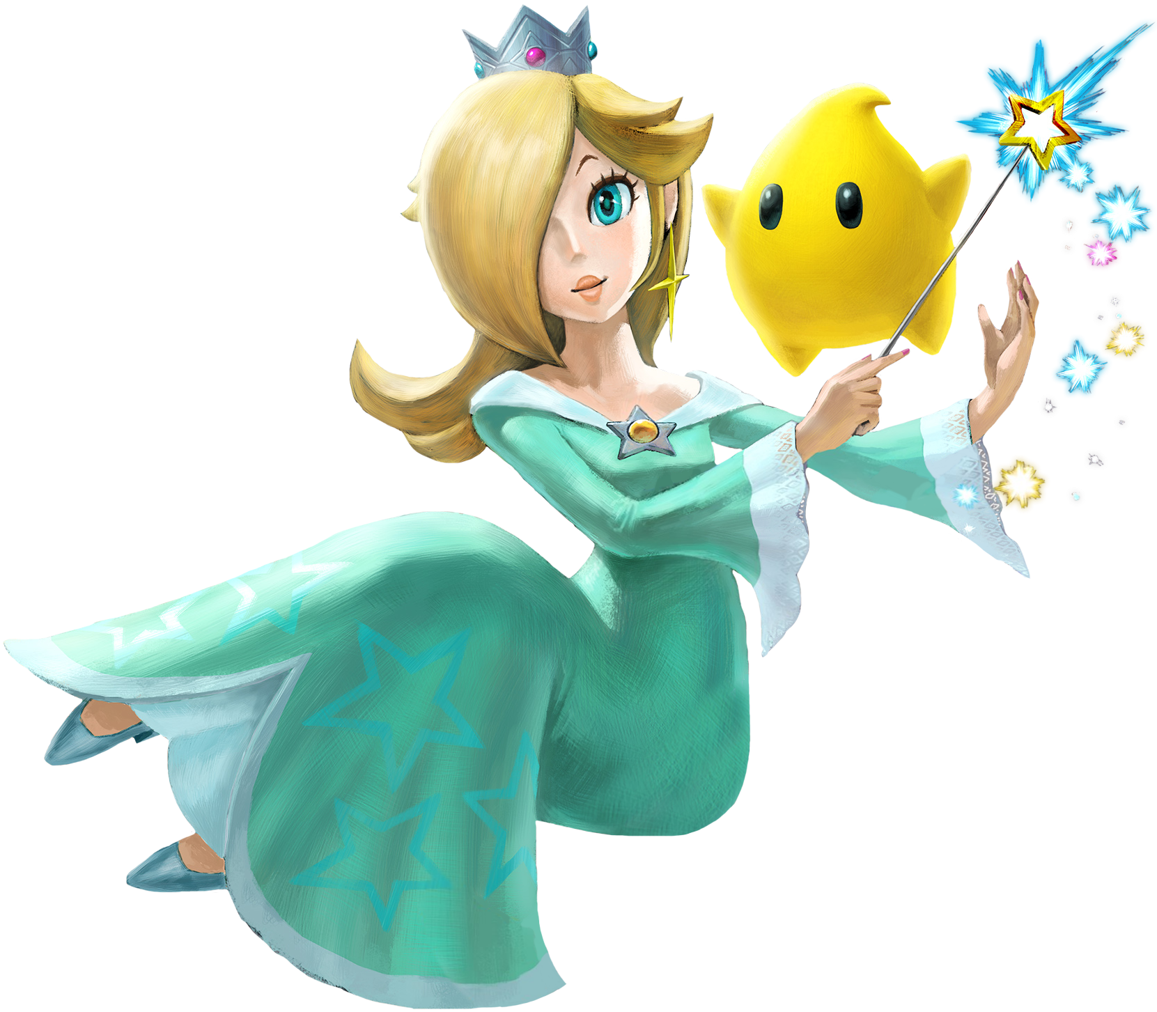 rosalina luma supersmashbros sticker by @eidel_e_2519.