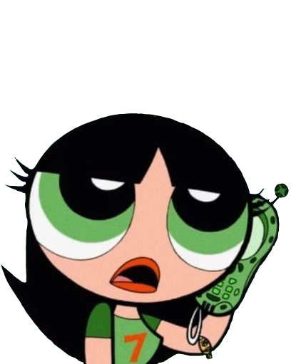 buttercup powerpuffgirls girls bitch sticker by @seforayo