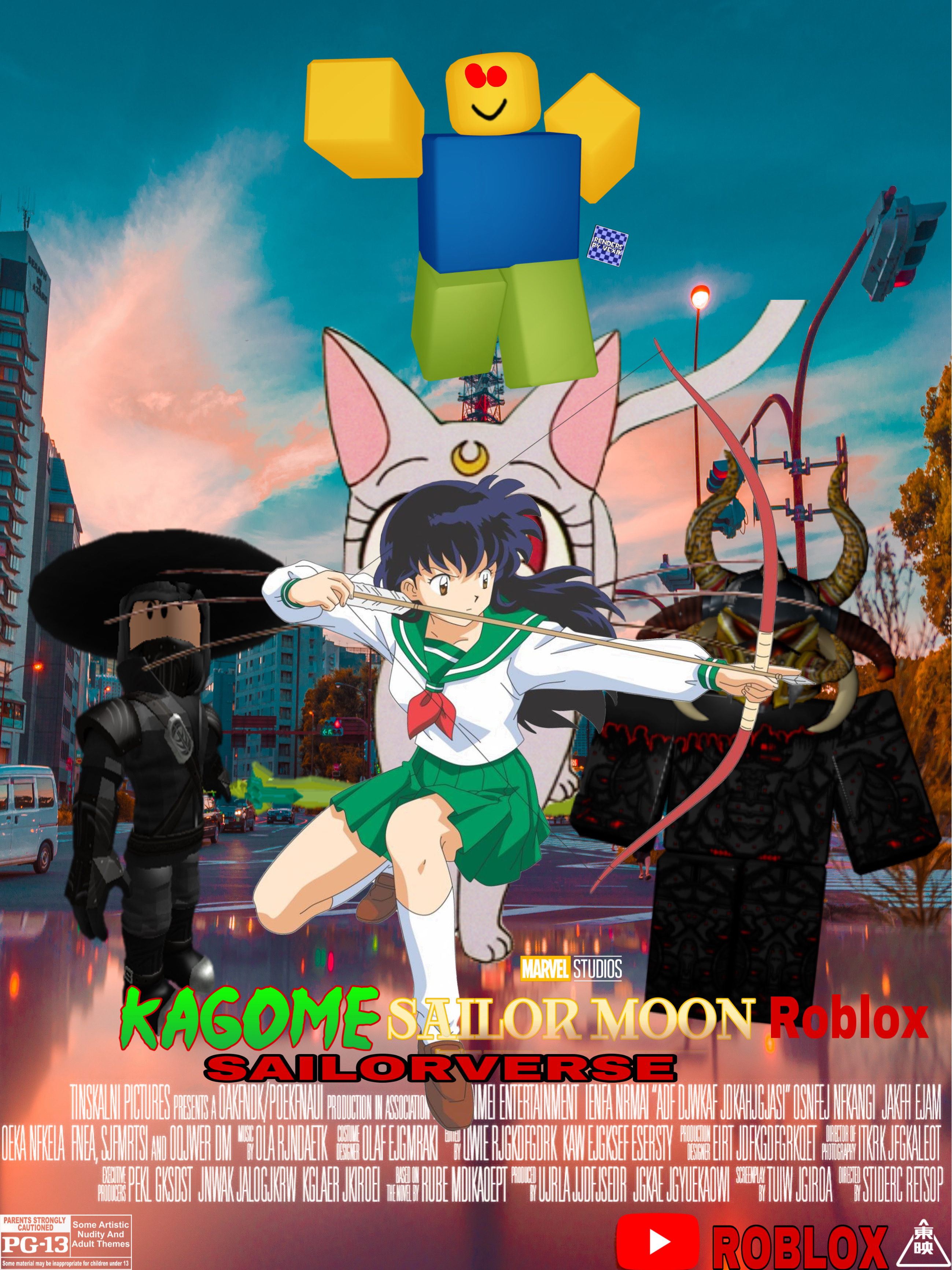 Kagome Sailormoon Roblox Youtube Image By Noyphommang - how i render my roblox character roblox tutorial youtube