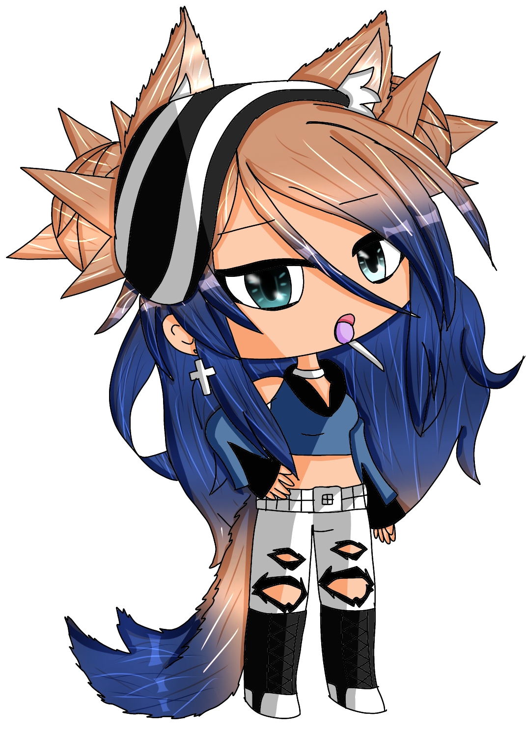 myoc edit me gacha sticker by @xox_yandere_wolf_xox