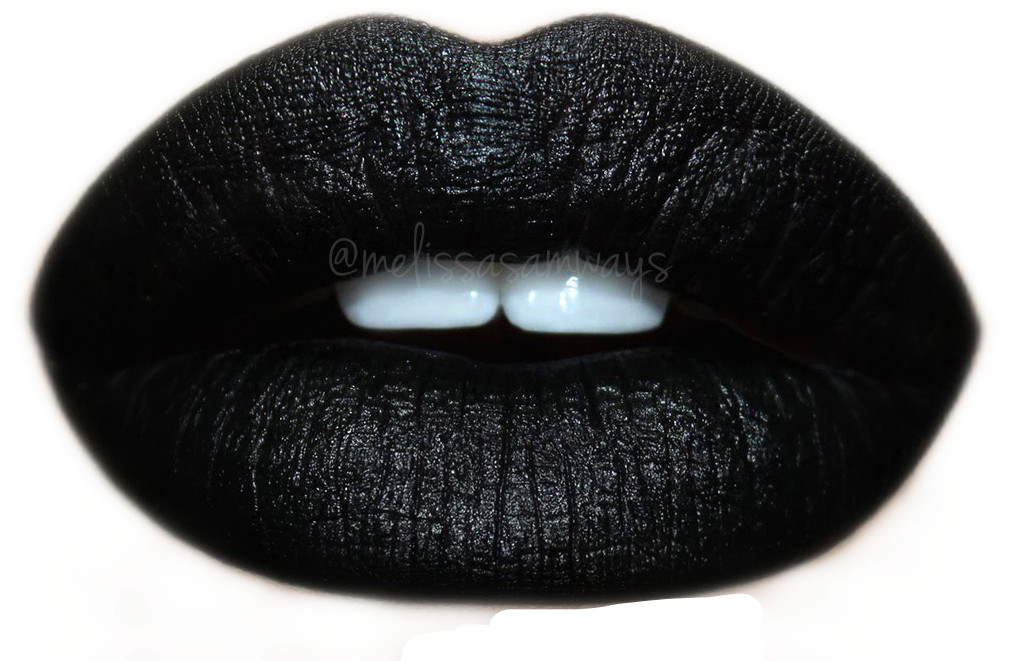 Lips Lipstick Matte Black Freetoedit Sticker By Cearaqueen