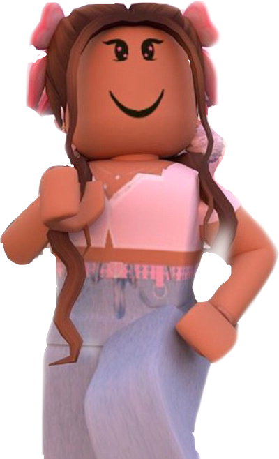 Aesthetic Roblox Gift Sticker By C A M I X E - aesthetic roblox girl transparent