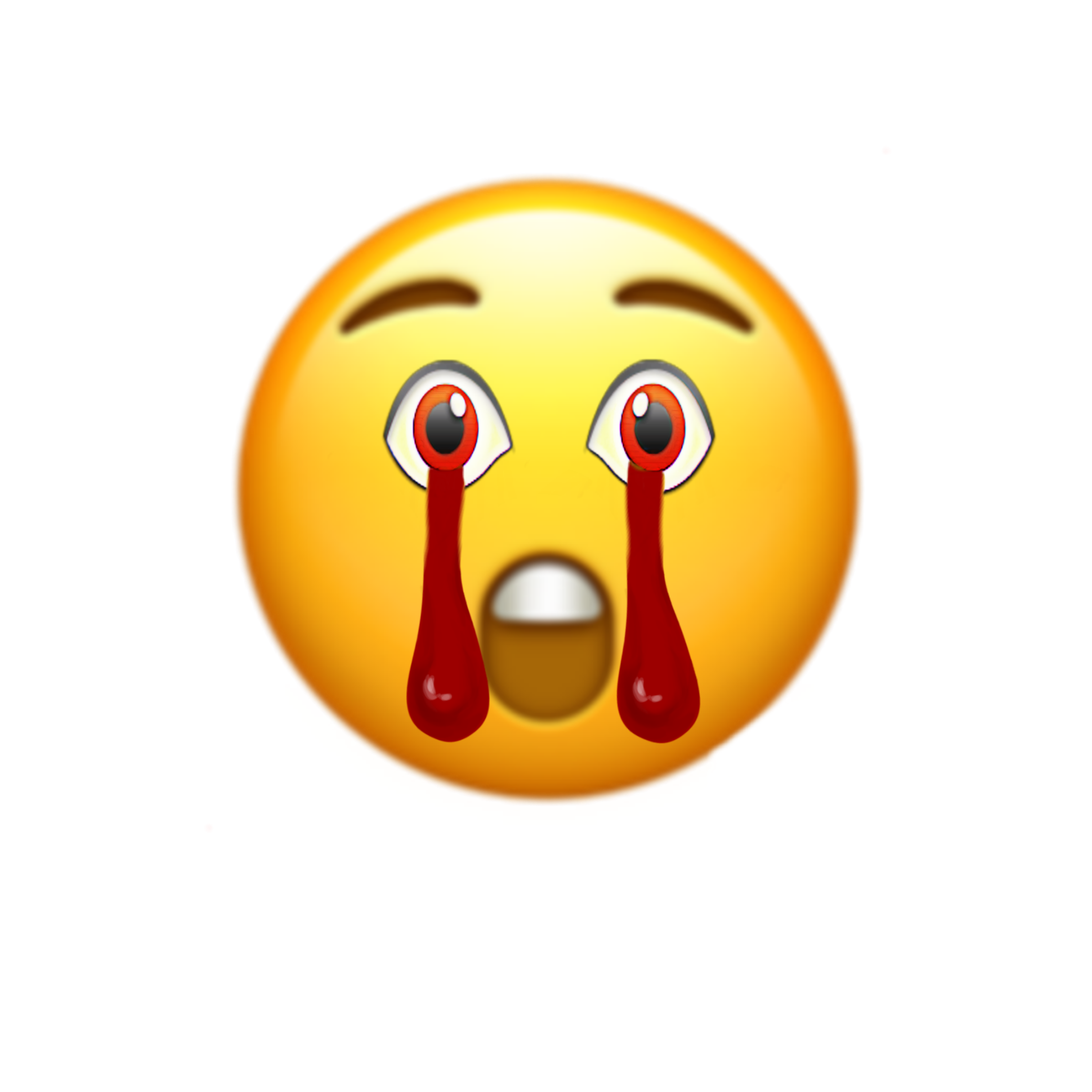 bleeding eyes freetoedit sticker by buchetfranca3