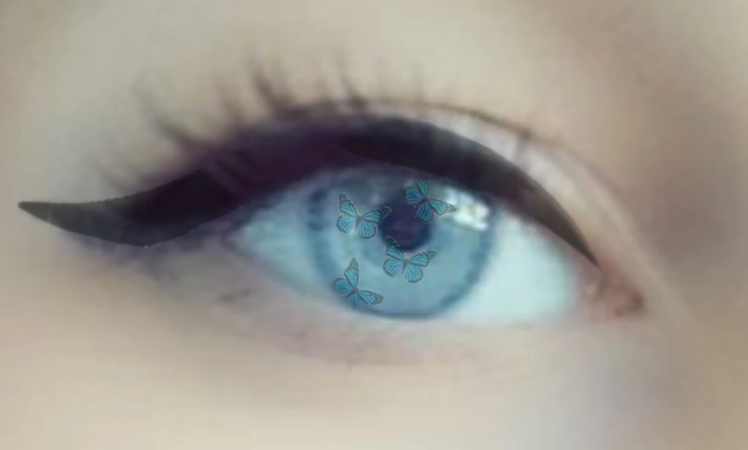 pic Butterfly Eyeliner Aesthetic eyeliner eye blueeyes image by bianca
