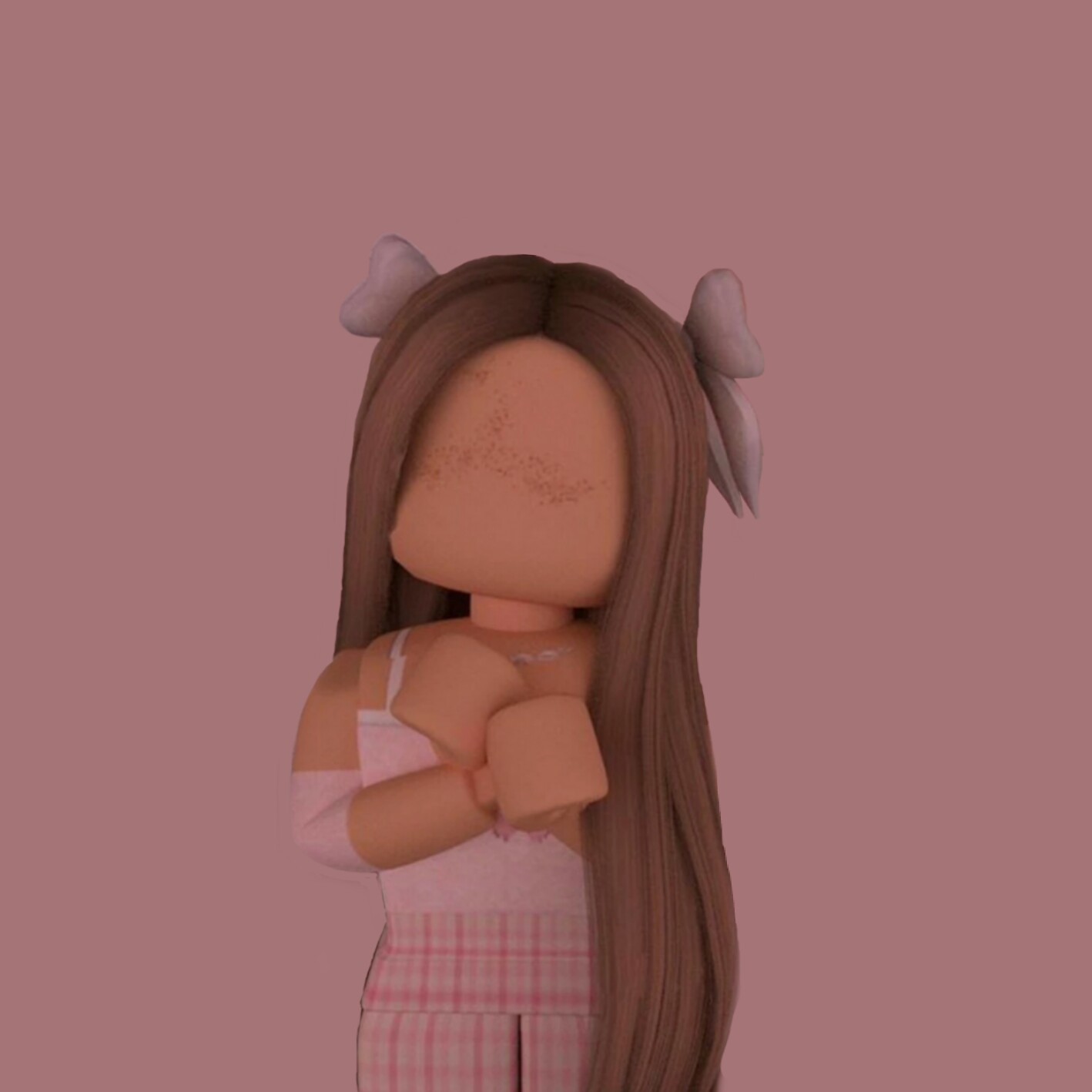 Tumblr Image By Roblox Girl Gfx aesthetic roblox profile picture girl pink....